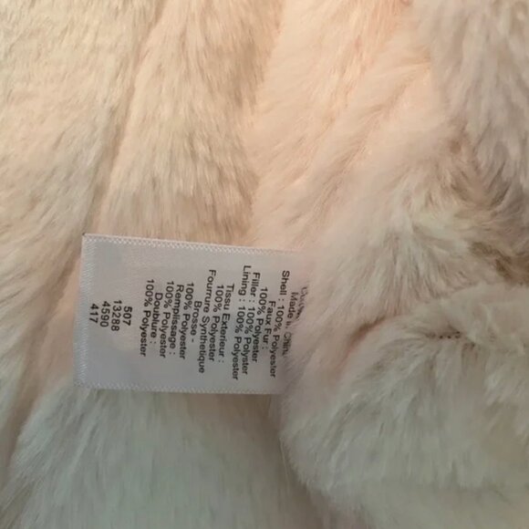 NWOT! Coldwater Creek - Navy Fur Coat - Large - Picture 4 of 4